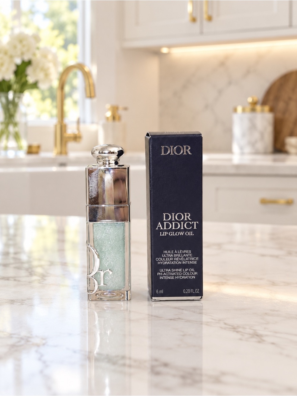 Dior Addict Lip Glow Oil 086 Minty Sparkly 6 mL New in Box